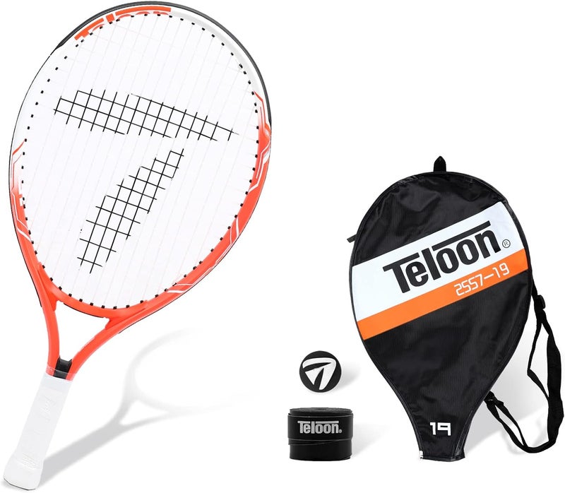 Teloon Kids Tennis Racket, 19"-25" Inch Youth Tennis Racquet with Cover, Junior Tennis Racquet for Kids Children Boys Girls Age 3-12. - Image 1